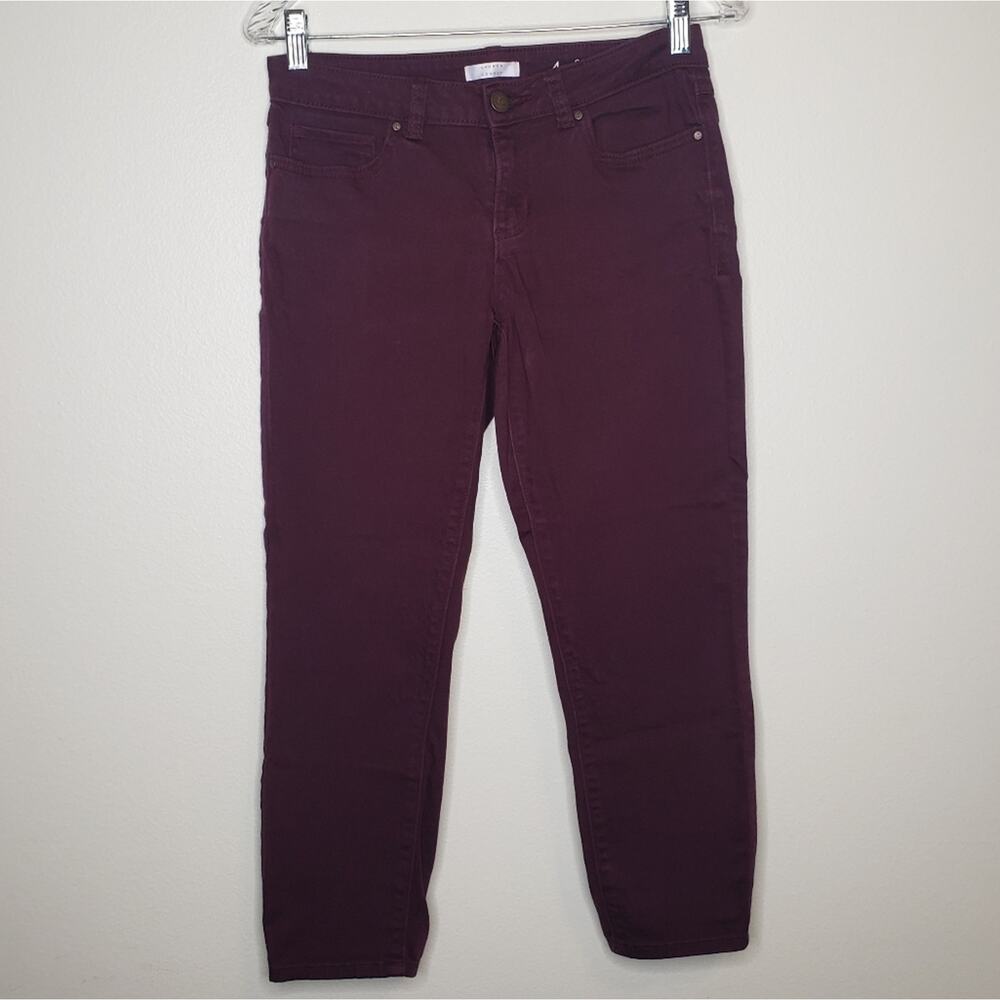 Lauren Conrad| Maroon Skinny Capri